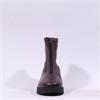 Pepe Saenz Sara Front Zip Wedge Boot - Burgundy Leather